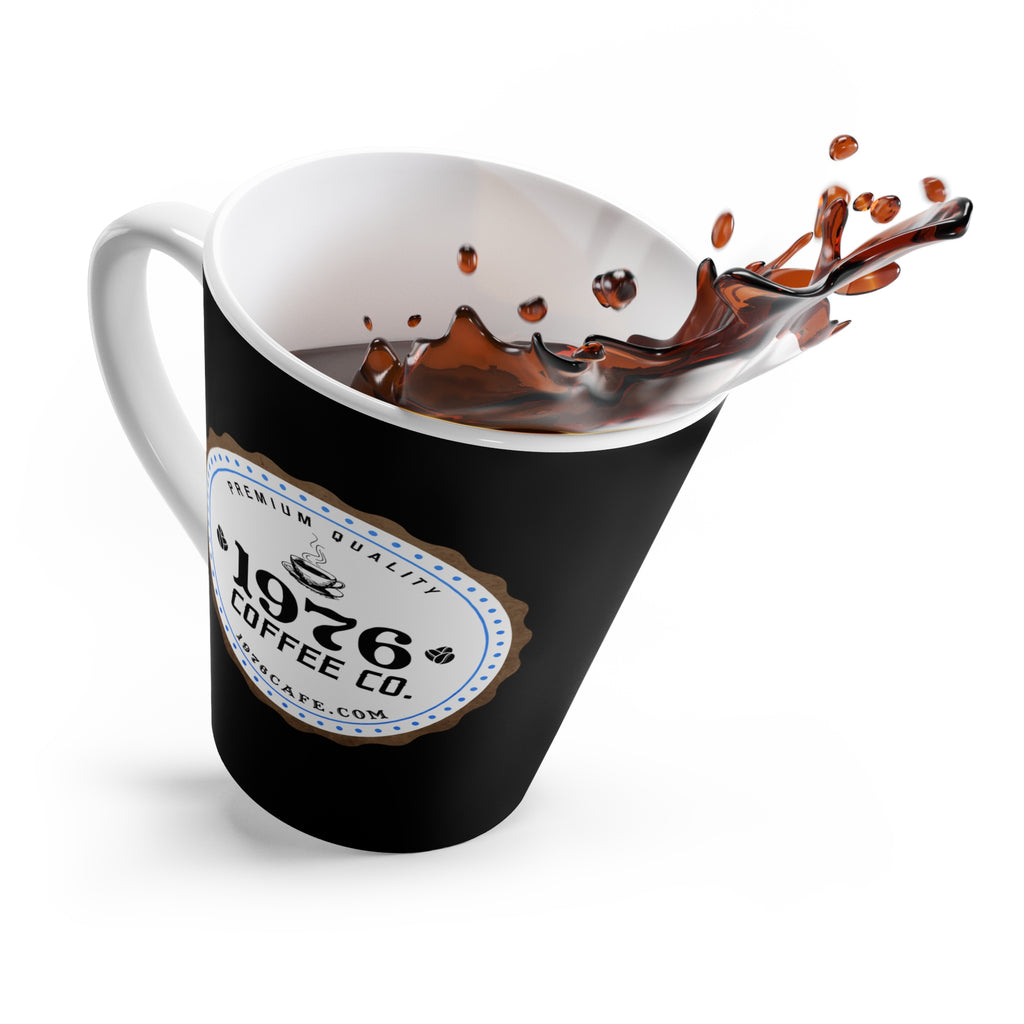 1976 Latte Mug Black
