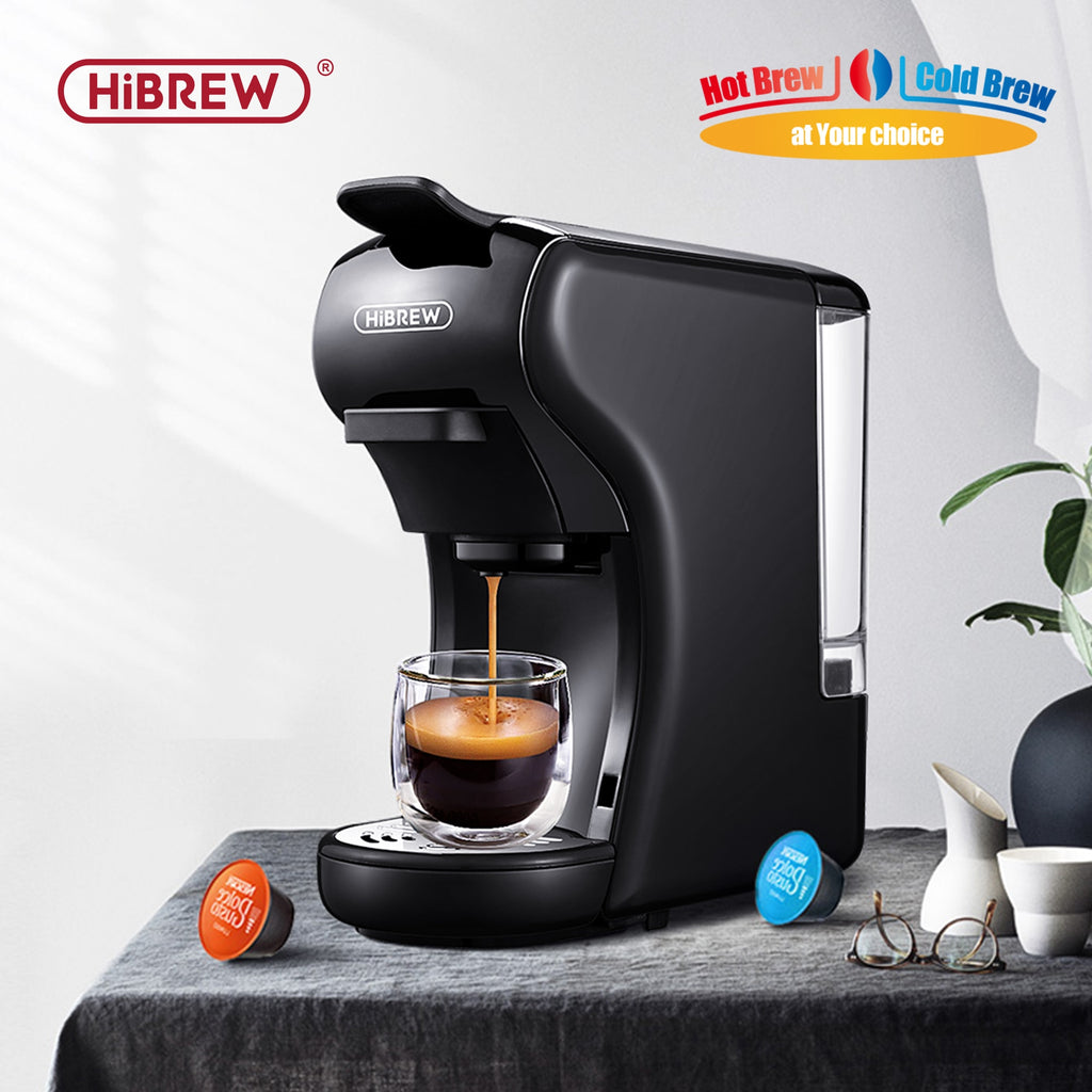 HiBREW Espresso Machine 19 Bar 4 in1 Hot & Cold Multiple Capsule